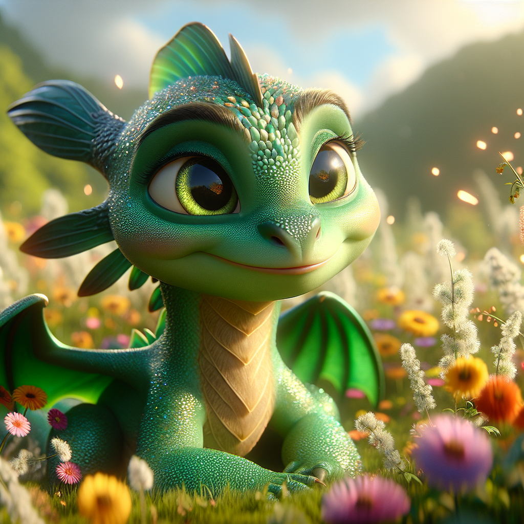 Daisy the Daydreamer Dragon